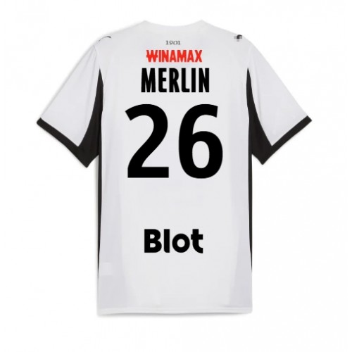 Stade Rennais Quentin Merlin #26 Bortatröja 2025-26 Kortärmad Stade Rennais Quentin Merlin #26 Bortatröja 2025-26 Kortärmad